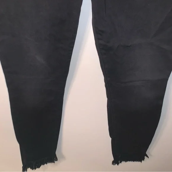 Frame Le High Skinny Black High Rise Jeans Ankle 30 - Picture 8 of 8